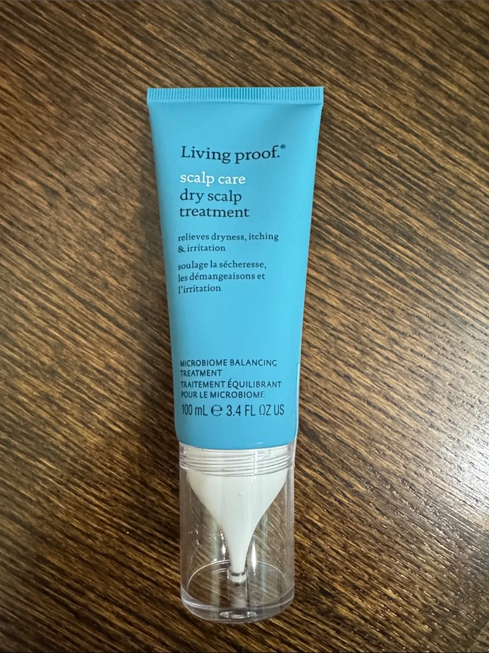 Living Proof Scalp Care Dry Scalp Treatment - Turquoise & White